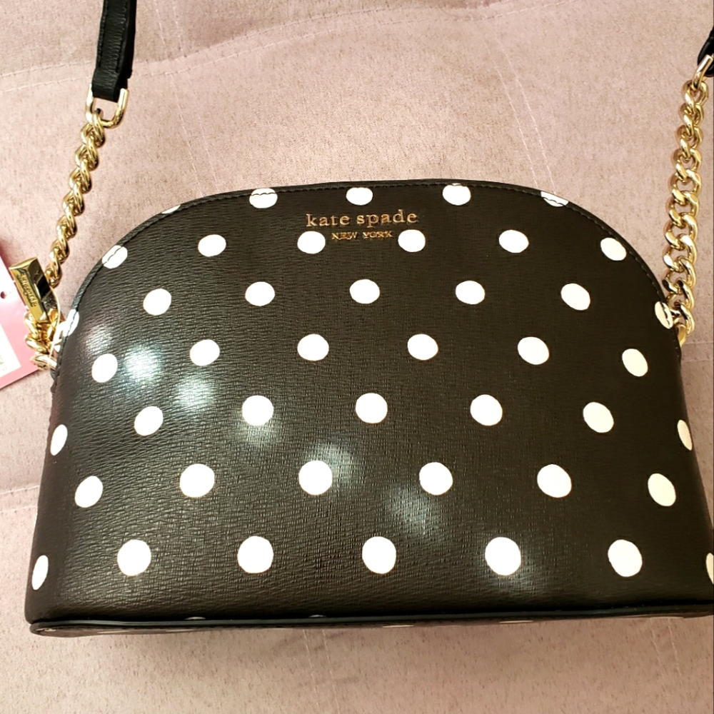 kate spade: Spencer sunshine ☀️ dot small dome crossbody